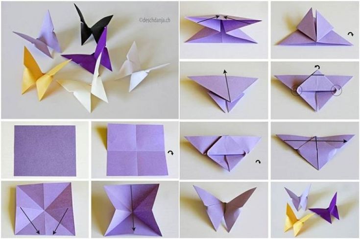 steps to create an origami butterfly